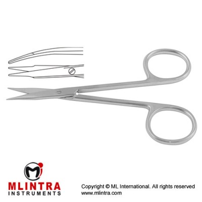Stevens Tenotomy Scissor Curved - Blunt/Blunt Stainless Steel, 11 cm - 4 1/2"